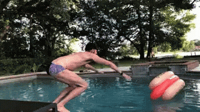 Man In Red Jacket Screaming Looking Up At Boxes 0129 GIF
