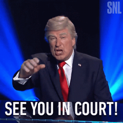 Man In Red Jacket With Case Dismissed GIF