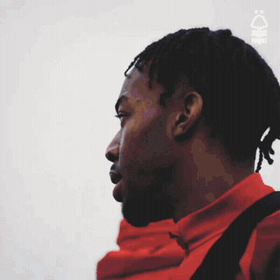 Man In Red Jacket With Logo GIF
