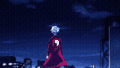 Man In Red Jacket With Yin Yang Symbol GIF