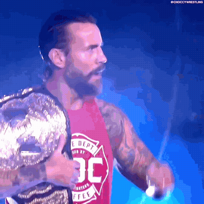Man In Red JC Shirt GIF