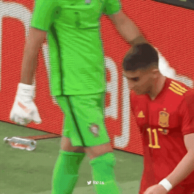 Man In Red Jersey Number 11 GIF
