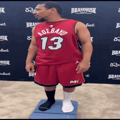 Man In Red Jersey Number 13 GIF