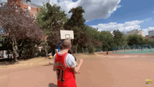 Man In Red Jersey Number 21 GIF