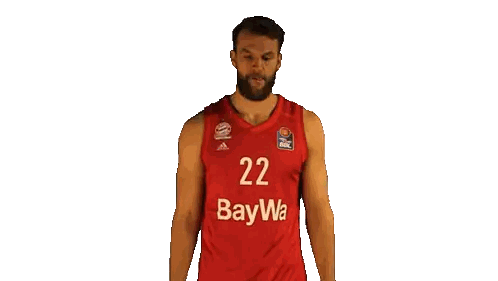 Man In Red Jersey Number 22 Sticker