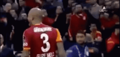 Man In Red Jersey Number 3 GIF