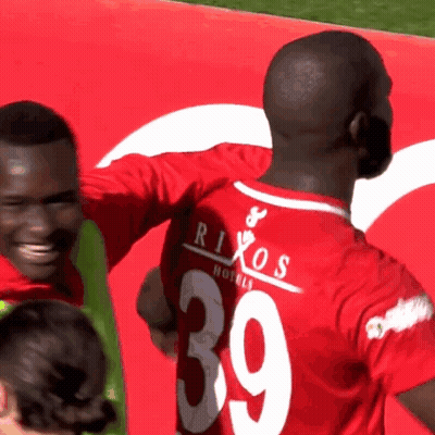 Man In Red Jersey Number 39 GIF