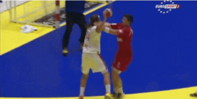 Man In Red Jersey Number 4 Basketball GIF