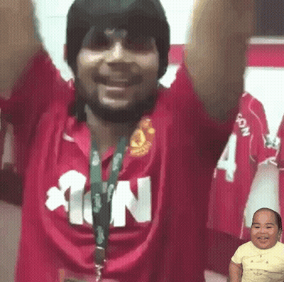 Man In Red Jersey Number 4 GIF