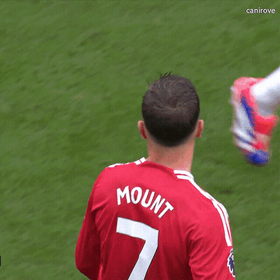 Man In Red Jersey Number 7 GIF