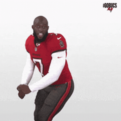 Man In Red Jersey Number 7 Dancing GIF