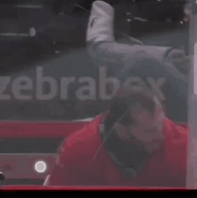Man In Red Jersey Number 9 GIF