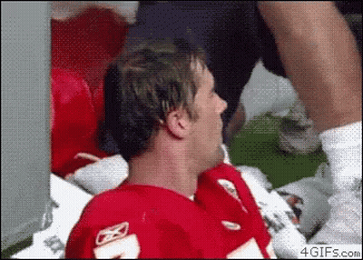 Man In Red Jersey Number 9 GIF