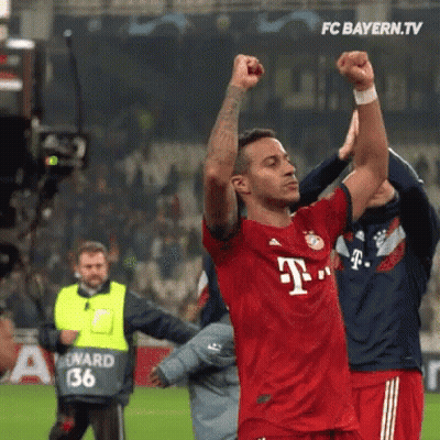 Man In Red Jersey Saying Standard Chartered GIF