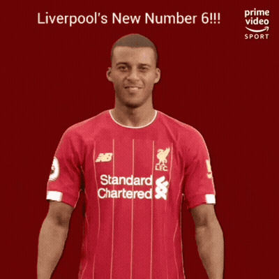 Man In Red Jersey Saying Standard Chartered GIF