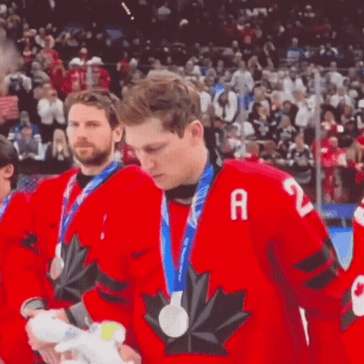 Man In Red Jersey With A GIF