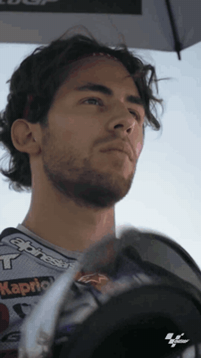 Man In Red Lenovo Jacket And Hat GIF