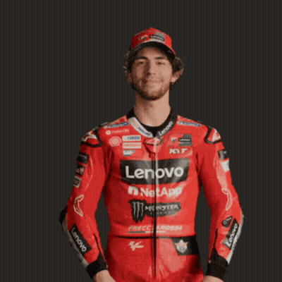 Man In Red Lenovo Jacket And Hat GIF
