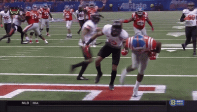 Man In Red Louisville Jersey Number 9 GIF