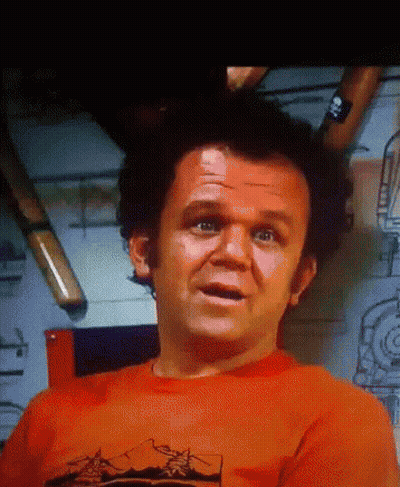 Man In Red Mountain Shirt GIF