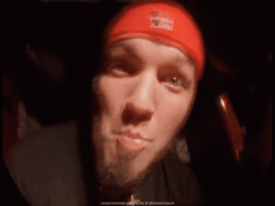 Man In Red Nike Headband Making Face GIF