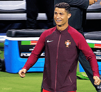 Man In Red Nike Jacket Soccer Field GIF