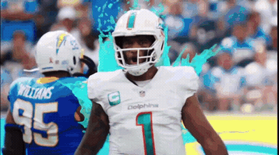 Man In Red Patriots Shirt On Football Sidelines GIF