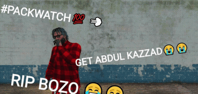 Man In Red Plaid Shirt By Brick Wall GIF