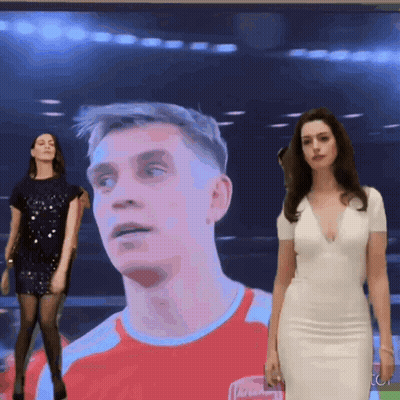 Man In Red Pure Energie Shirt GIF