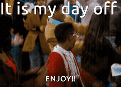 Man In Red Robe Dancing It Is My Day Off Enjoy GIF