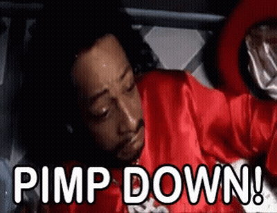 Man In Red Robe Laying Down Pimp Down GIF