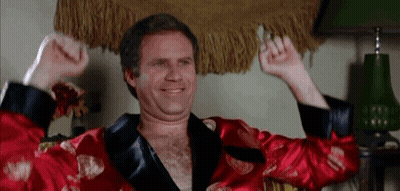 Man In Red Robe Raising Hands GIF