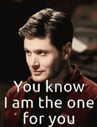 Man In Red Saying You Know I Am The One For You GIF