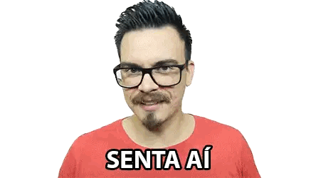 Man In Red Senta Ai Shirt Sticker