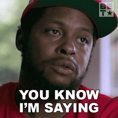 Man In Red Shirt And Hat Saying You Know I'm Saying GIF
