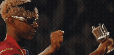Man In Red Shirt And Sunglasses Saying Ambilight GIF