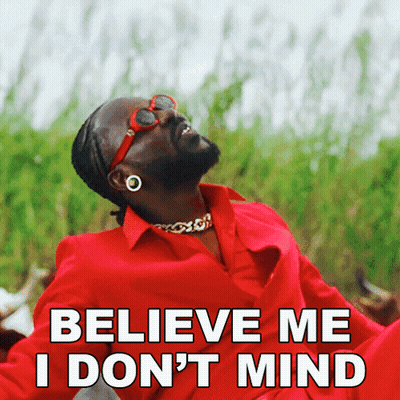 Man In Red Shirt And Sunglasses Says Believe Me I Don't Mind GIF