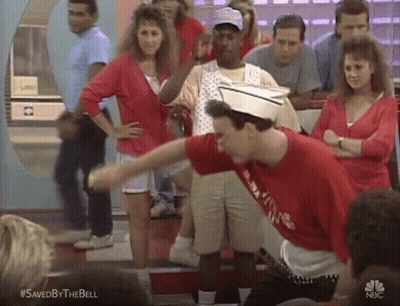 Man In Red Shirt And White Hat Dancing GIF