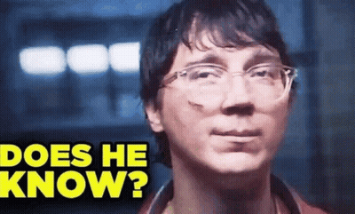 Man In Red Shirt Asking Do You Know GIF