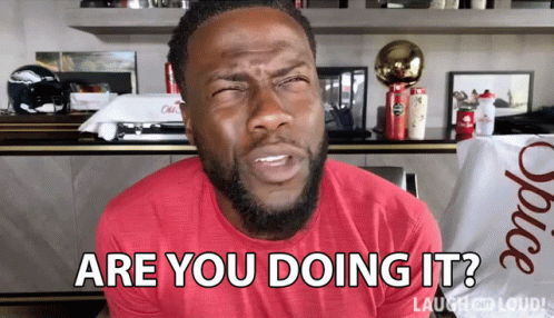 Man In Red Shirt Asking If He Is Doing It GIF