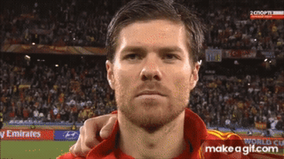 Man In Red Shirt By Emirates Sign GIF