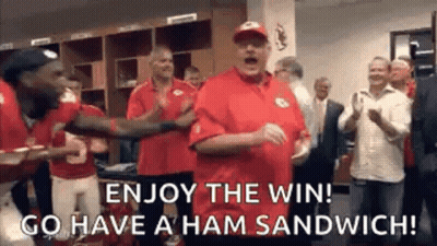 Man In Red Shirt Dancing In Locker Room GIF