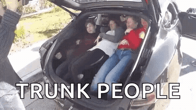 Man In Red Shirt Flexing Muscles GIF
