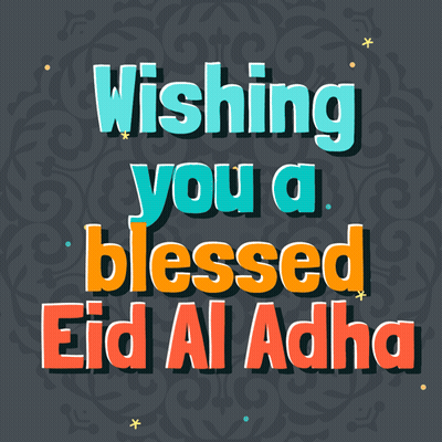 Man In Red Shirt For Eid Al-Fitr GIF