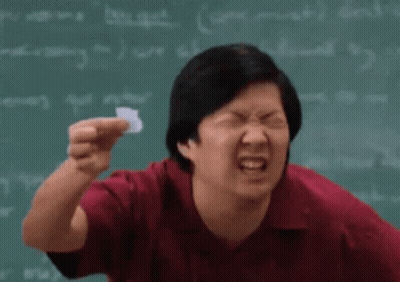 Man In Red Shirt Holding Paper GIF