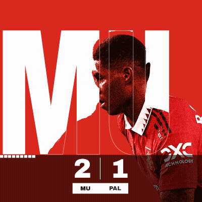Man In Red Shirt In Front Of Mu GIF