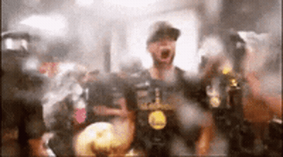 Man In Red Shirt Jumping Near Garage The Finals GIF