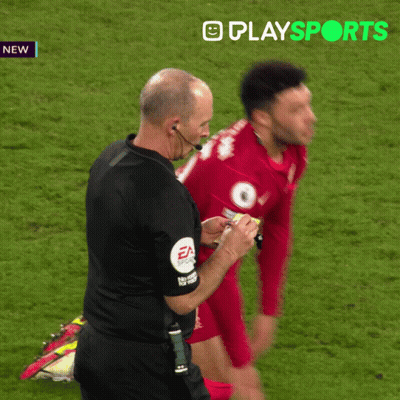 Man In Red Shirt Kneeling Next To Man In Black Shirt EA Sports GIF