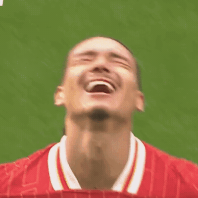 Man In Red Shirt Laughing GIF