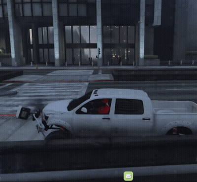 Man In Red Shirt Leaning On White Truck GIF